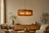 Lustre en bois moderne