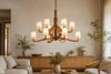 Lustre bois scandinave