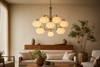 Lustre boule en papier