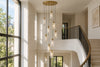 Lustre cage d'escalier