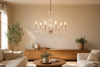 Lustre cristal moderne