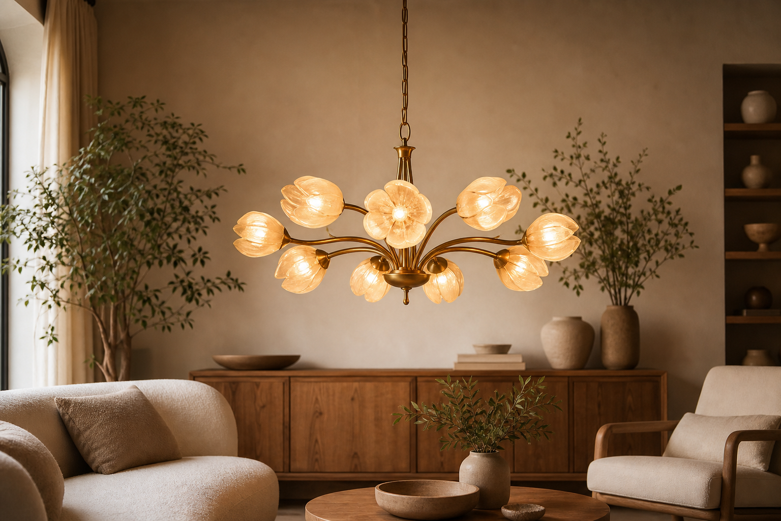 Lustre fleur