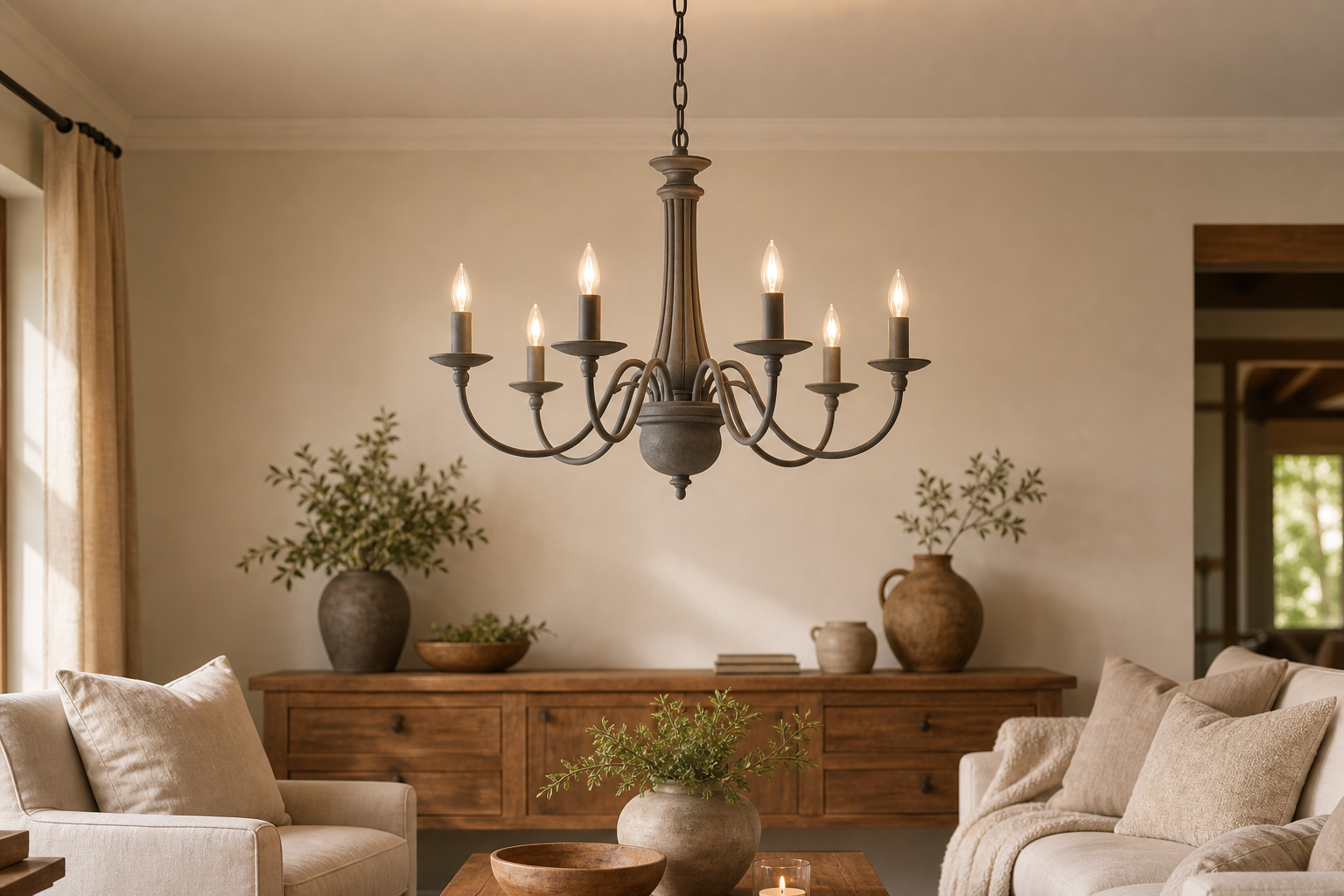 Lustre gris