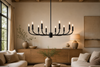 Lustre noir moderne