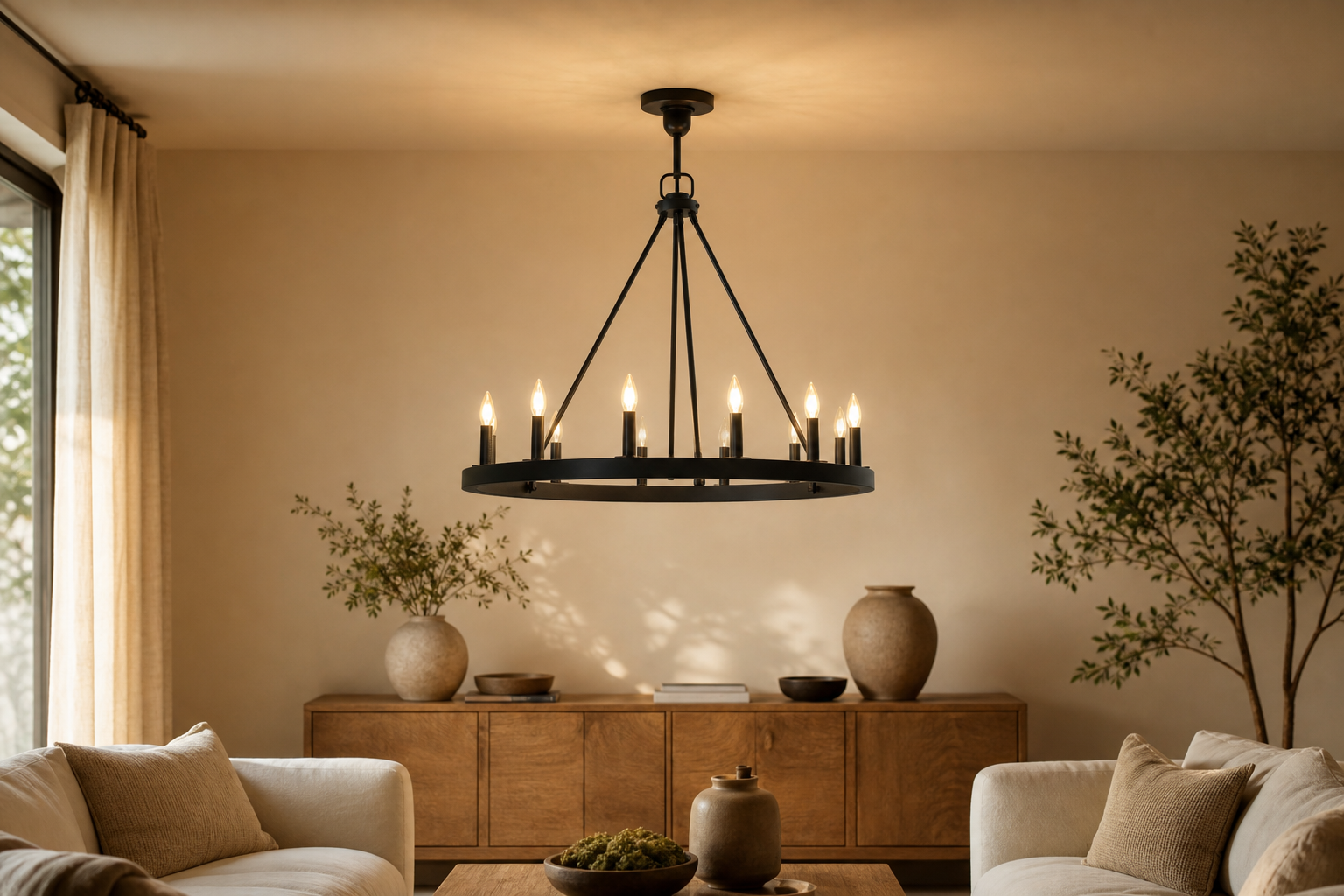 Lustre noir