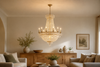 Lustre pampilles cristal