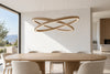 Lustre salon bois