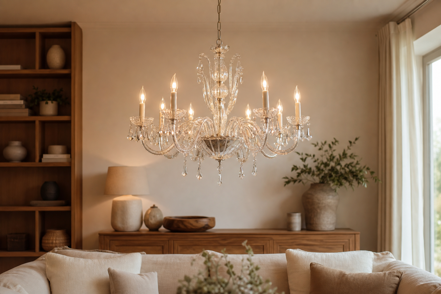 Lustre transparent