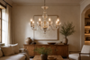 Lustre en verre vintage