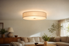Plafonnier beige
