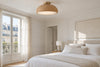 Plafonnier chambre rotin
