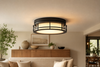 Plafonnier industriel vintage