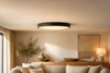 Plafonnier LED noir
