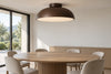 Plafonnier marron