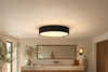 Plafonnier salle de bain noir