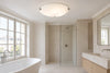 Plafonnier salle de bain rond