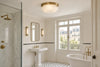 Plafonnier salle de bain vintage