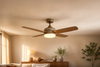 Plafonnier ventilateur LED