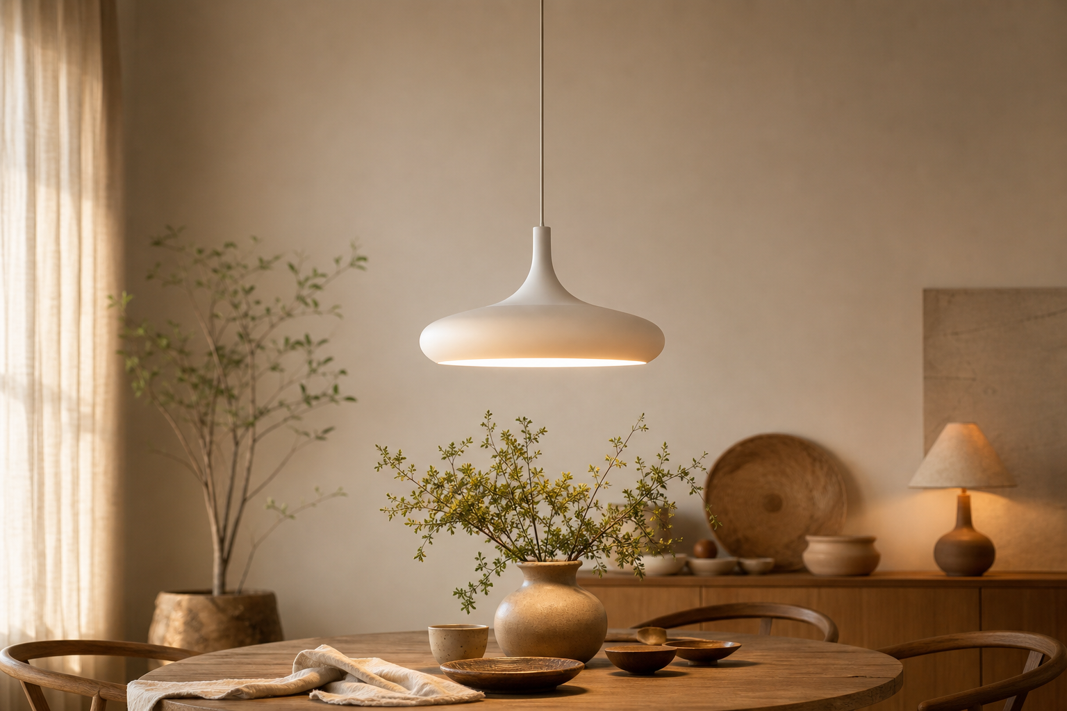 Suspension blanche