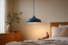 Suspension bleue chambre