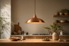 Suspension cuisine cuivre