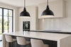 Suspension industrielle noire