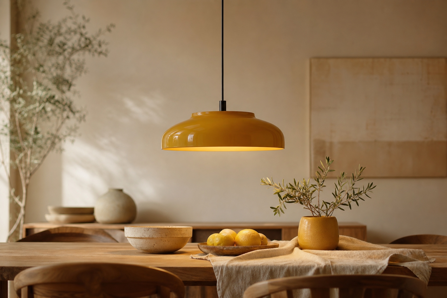 Suspension jaune