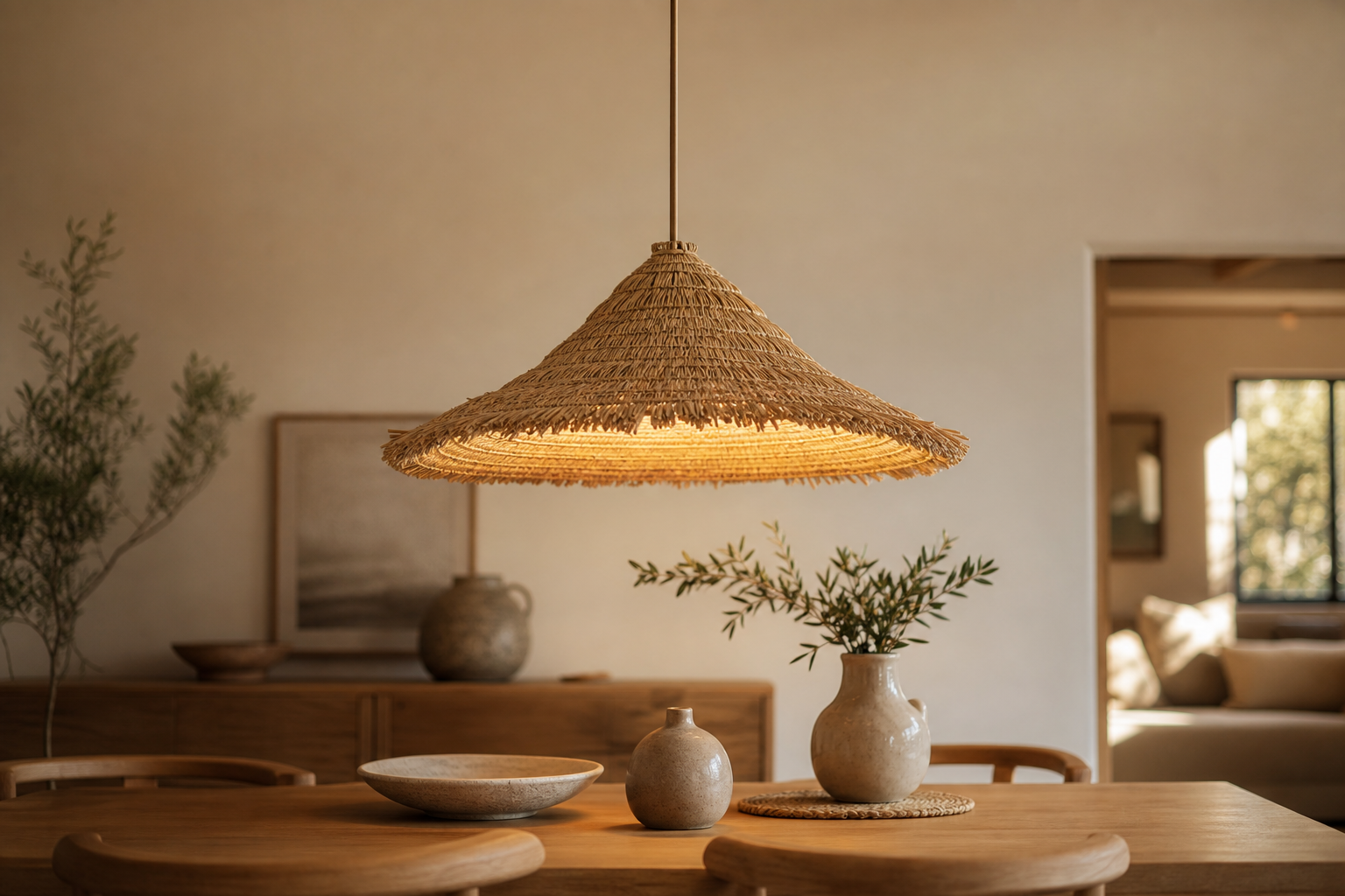 Suspension paille