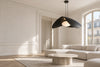Suspension noire salon