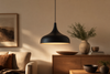 Suspension noire salon