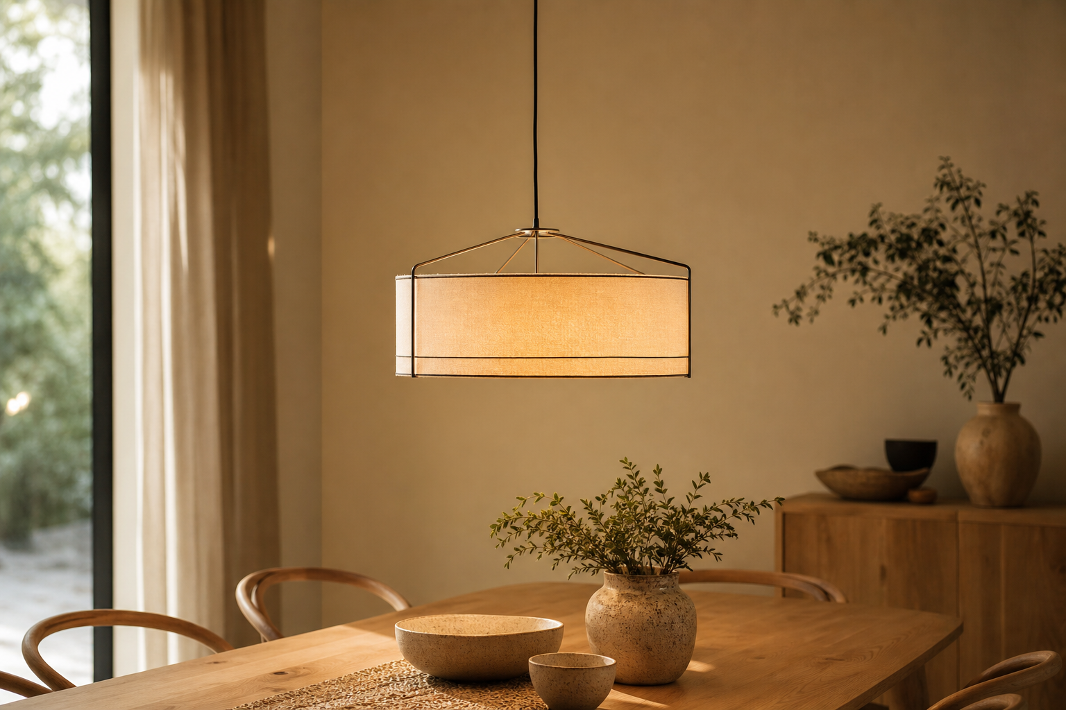 Suspension tissu