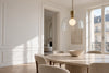 Suspension verre transparent