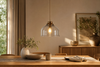 Suspension verre transparent