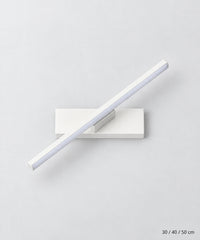 Applique murale LED orientable blanche, avec les longueurs de 30, 40 et 50 cm
