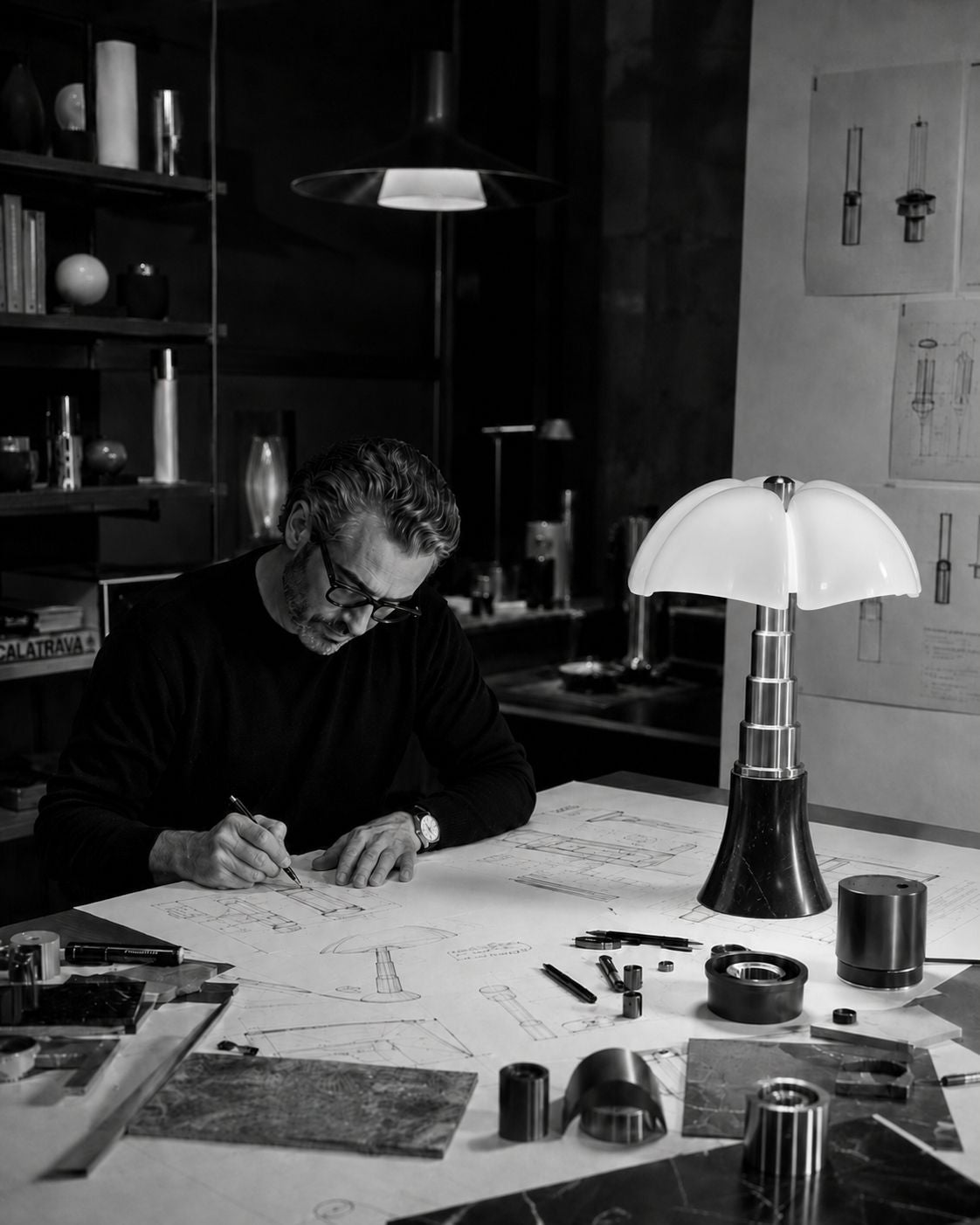Designer de luminaire, maison lampara Image