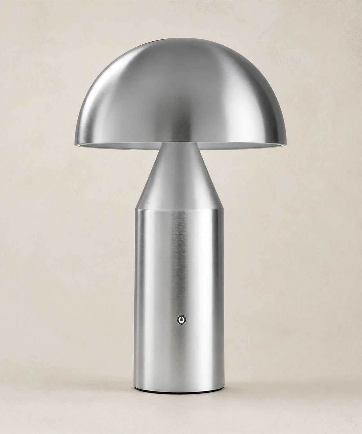 Lampe champignon sans fil, argenté