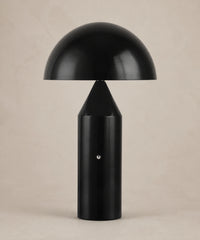Lampe champignon sans fil, noir