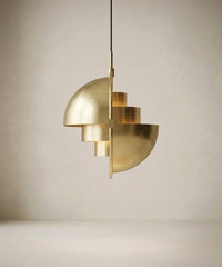 Suspension demi sphere orientable, calotte basculee sur le cote, diffuseur etage degage