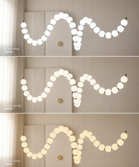 Suspension luminaire plusieurs boules en blanc froid 6000 K, neutre 4000 K et chaud 3000 K
